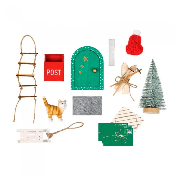 Navidad Set Puerta Mágica Verde