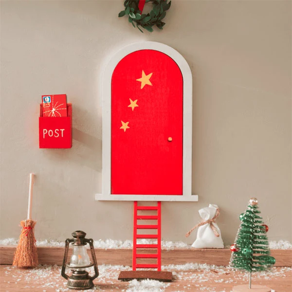 Navidad Set Puerta Mágica Roja
