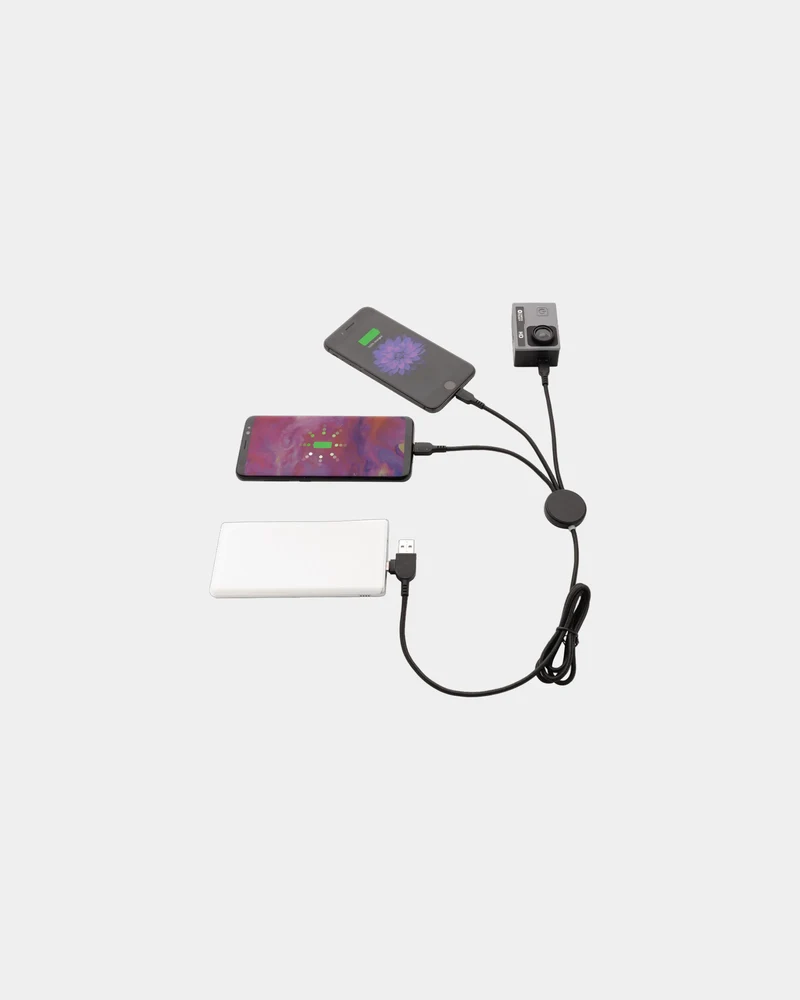 Cable 6 en 1 luminoso nylon 120 cm para personalizar