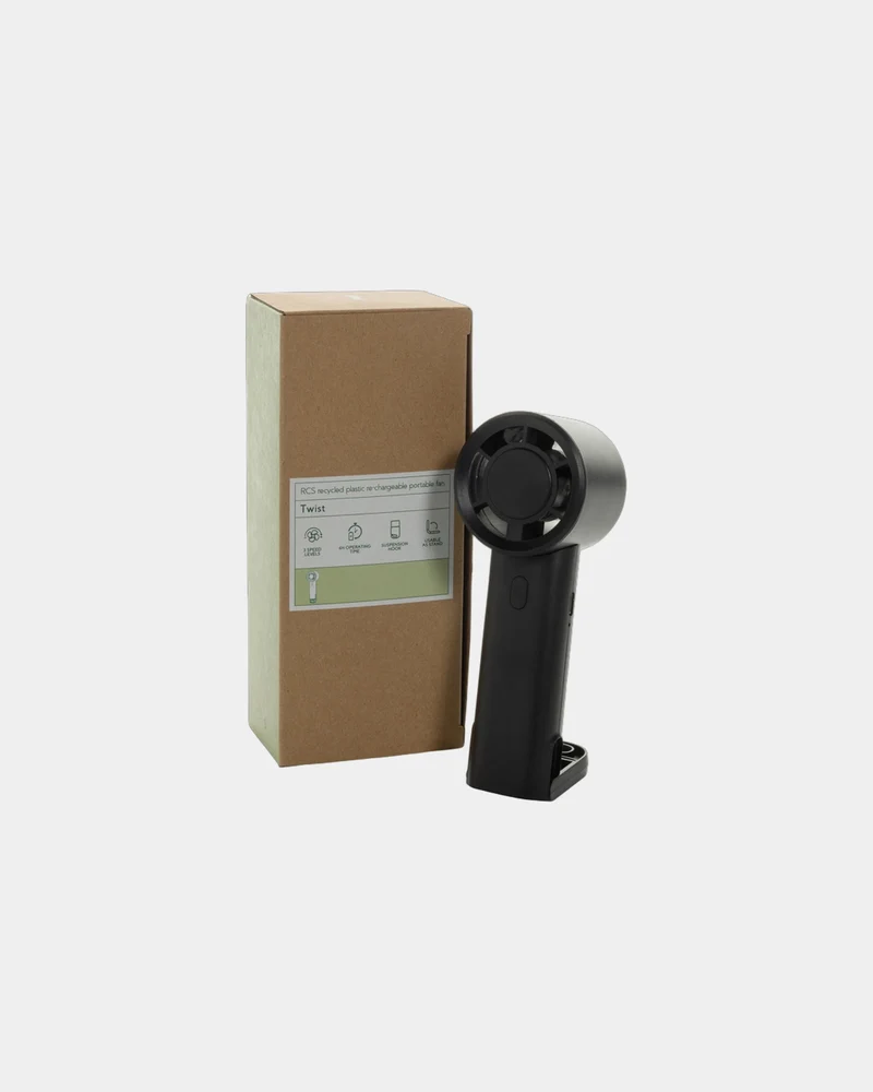 Ventilador plástico reciclado RCS Twist para personalizar