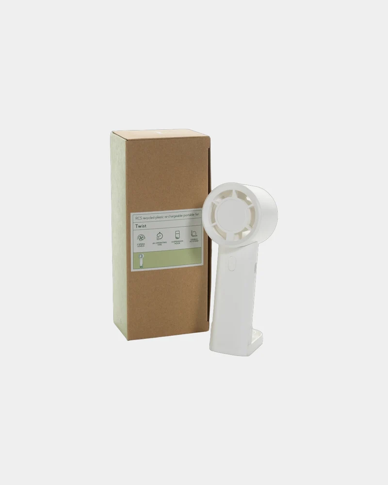 Ventilador plástico reciclado RCS Twist para personalizar
