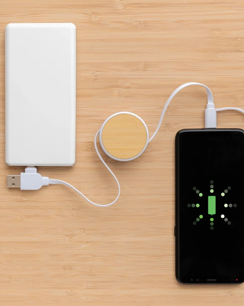 Cable Ontario 4 en 1 reciclado retráctil para personalizar