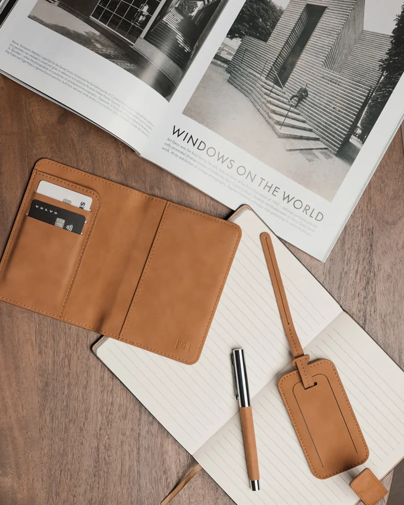 Funda pasaporte RFID Vinga Bosler para personalizar
