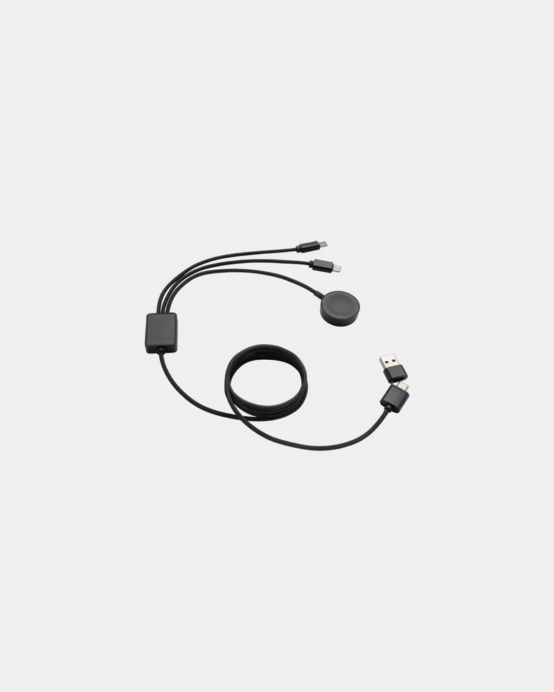 Cable 6 en 1 reciclado con carga para personalizar