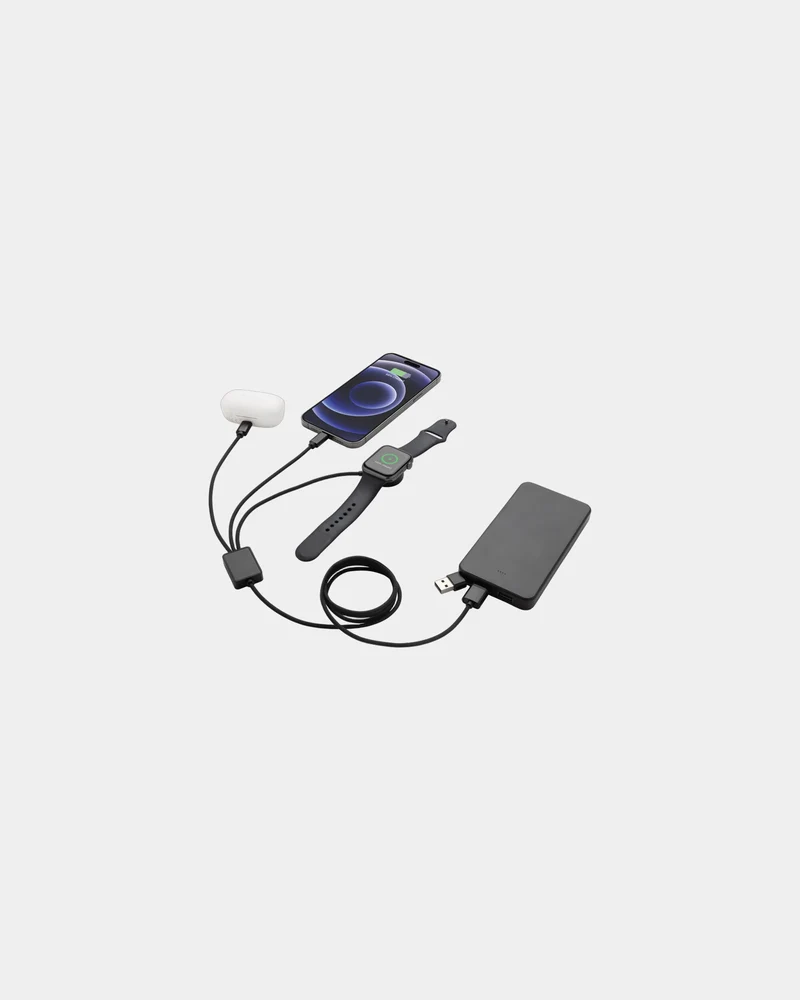 Cable 6 en 1 reciclado con carga para personalizar