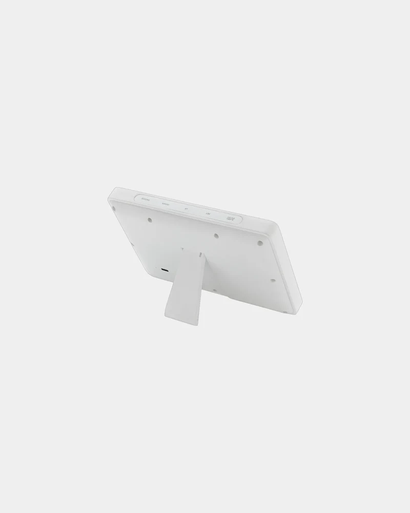 Reloj de pared LED bambú reciclado Utah para personalizar