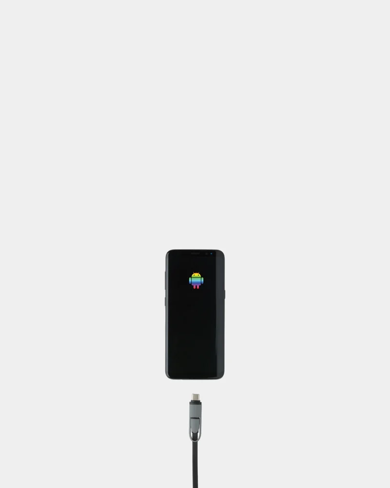 Cable retráctil 3 en 1 100cm para personalizar