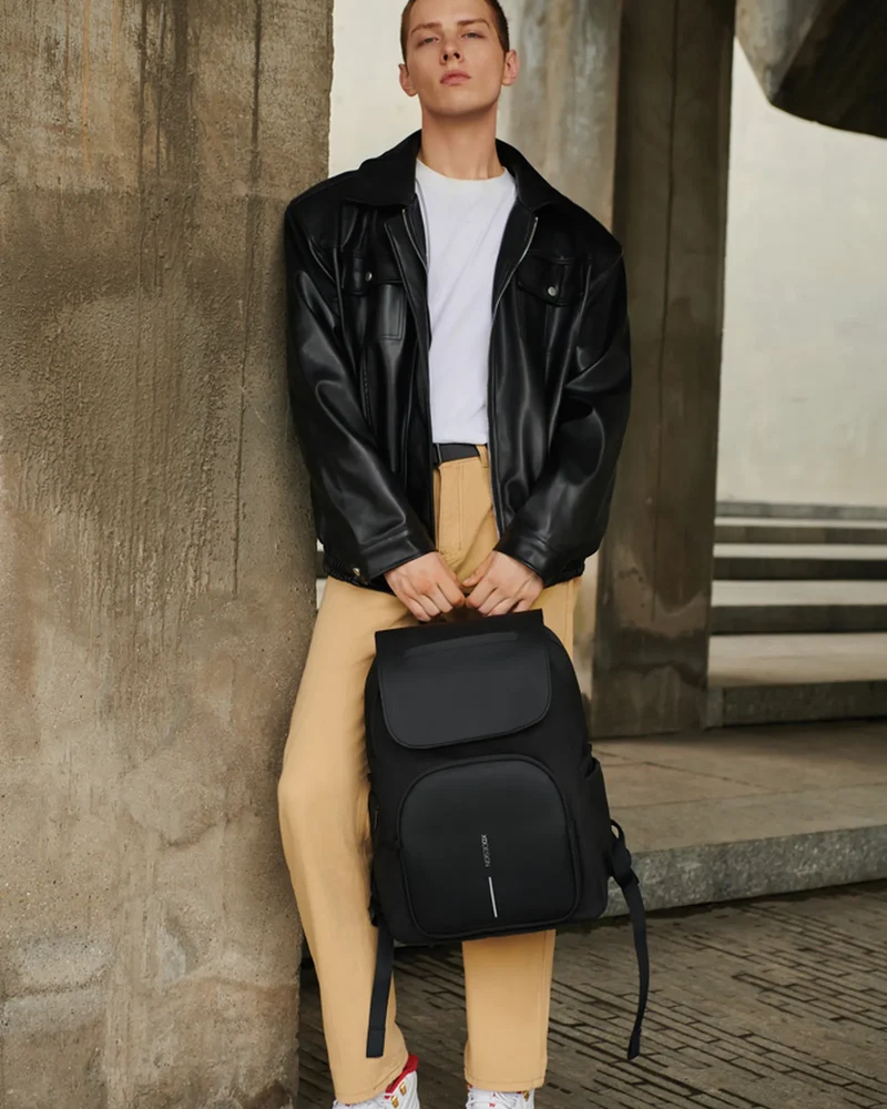 Mochila reciclada RPET 15L antirrobo para personalizar