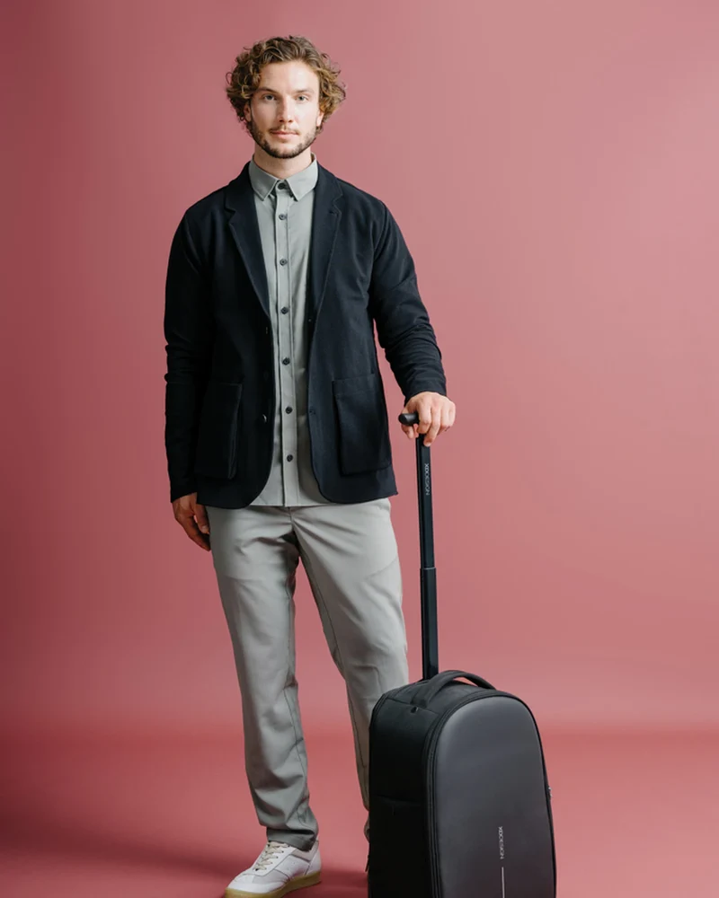 Mochila trolley reciclada 24L antirrobo para personalizar
