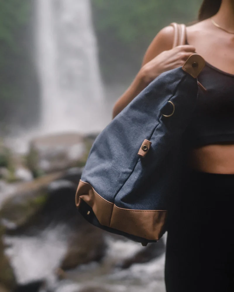 Bolsa de fin de semana algodón reciclado para personalizar