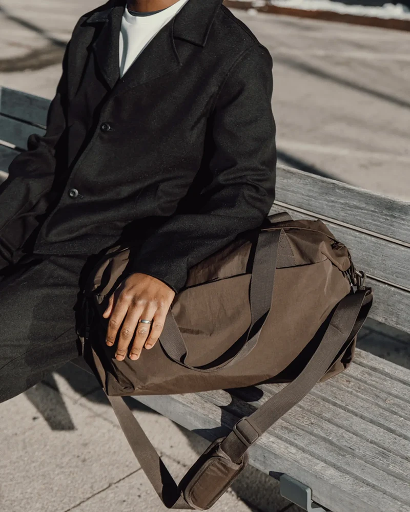Bolsa de fin de semana nylon reciclado 45L para personalizar