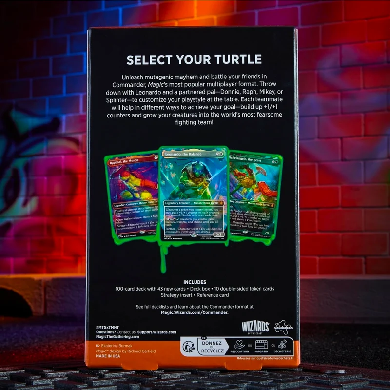 Magic x Teenage Mutant Ninja Turtles Commander Deck Turtle Power!
