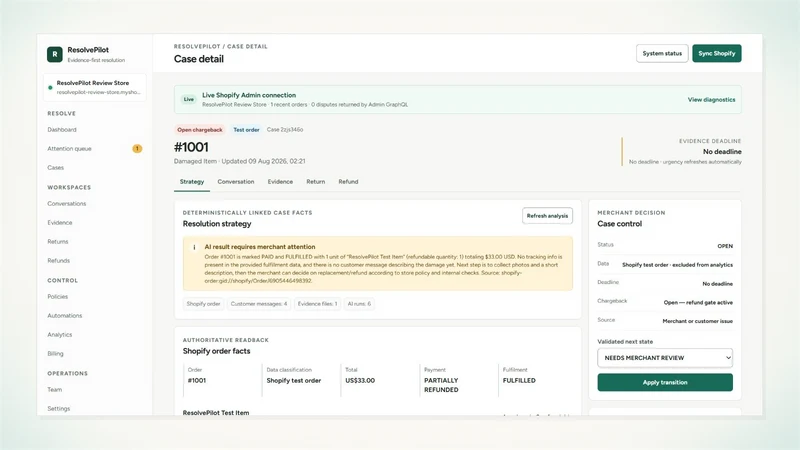 Fleeta ResolvePilot: Support