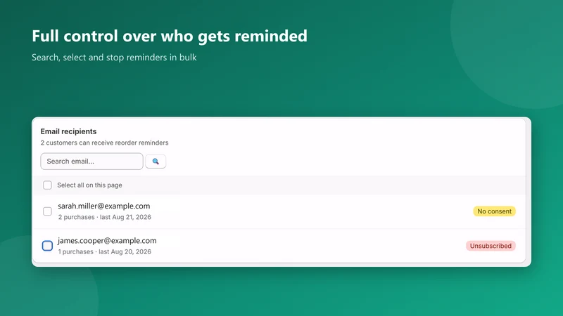 Repeatly ‑ Reorder Reminders