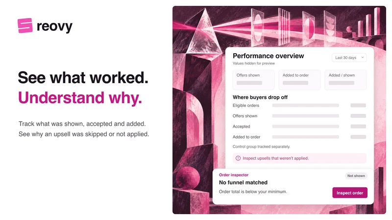 Reovy: AI Post Purchase Upsell