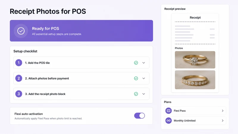 Receipt Photos for POS