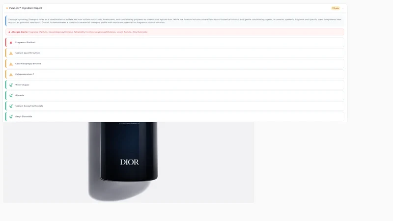 PureLens: AI Ingredient Intel