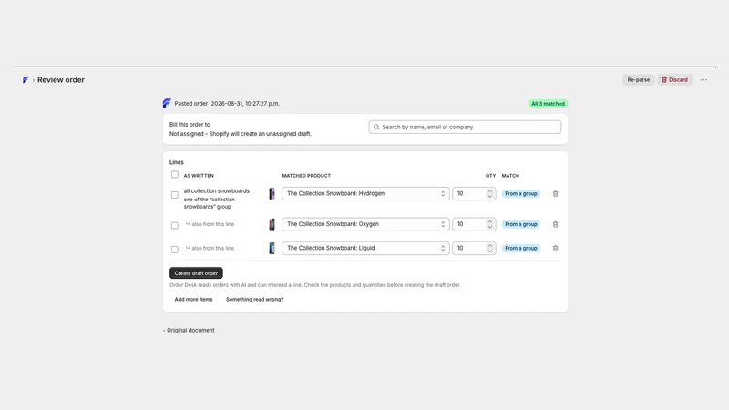 Fulfillmate Purchase Orders