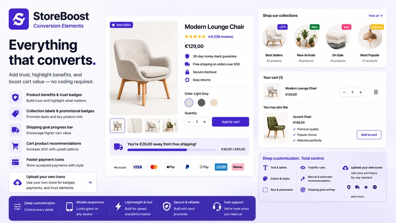 StoreBoost Conversion Elements