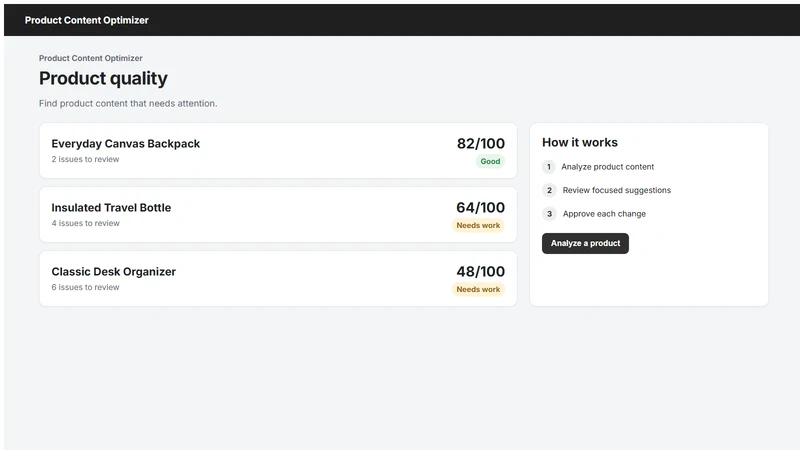 Product Content Optimizer