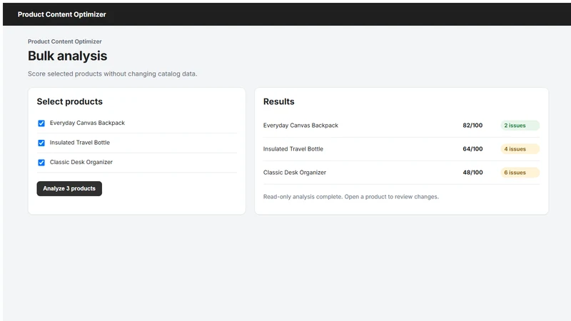 Product Content Optimizer