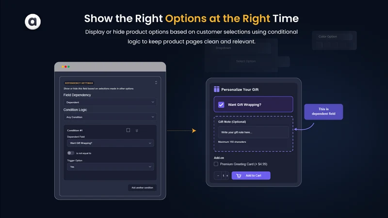 POA: Product Options & Addons