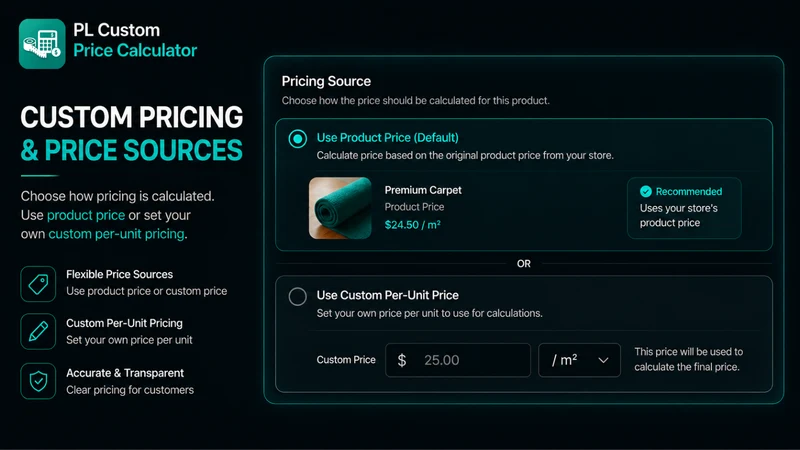 PL Custom Price Calculator