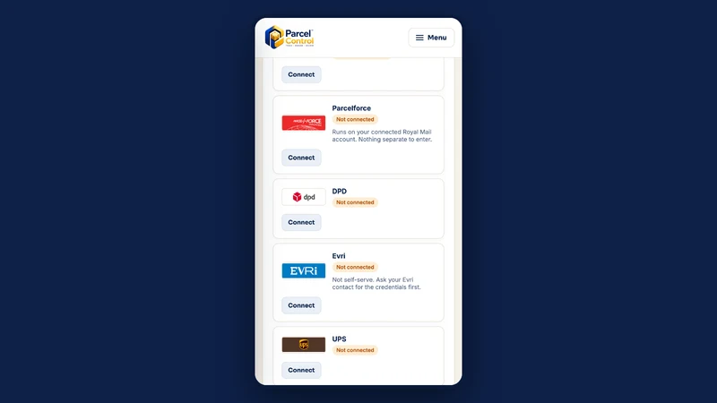 Elarix Parcel Control
