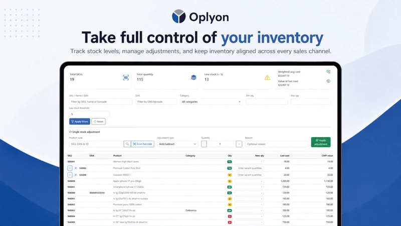 Oplyon – Order Management