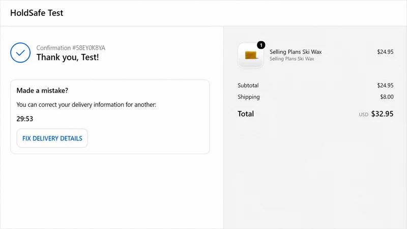 Mendivoq Order Fix