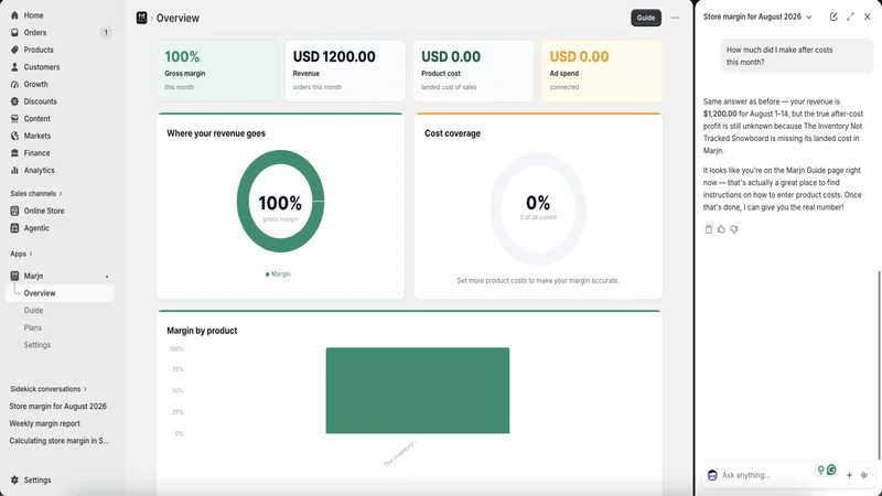 Marjn – Real Margin & Profit