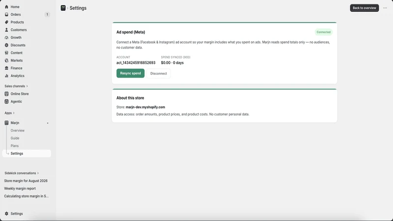 Marjn – Real Margin & Profit