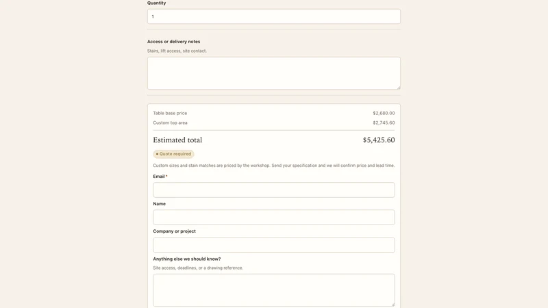 Makewright: Product Config
