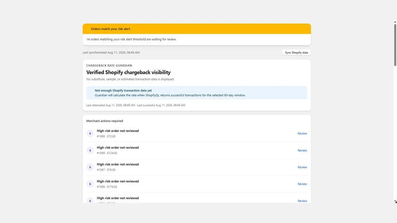 Lower Chargeback