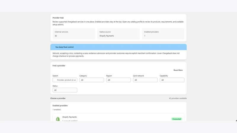Lower Chargeback