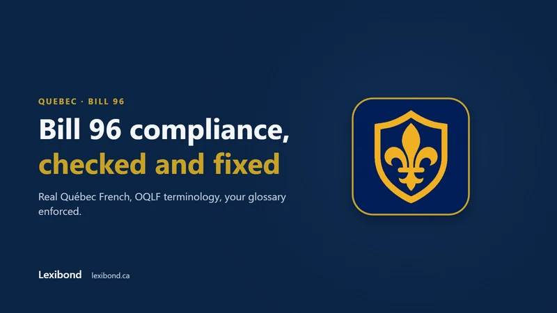 Lexibond: French Compliance