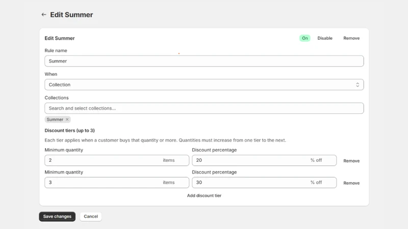 Layer Apps: Volume Discounts