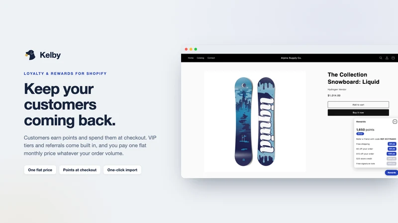 Kelby – Loyalty & Rewards