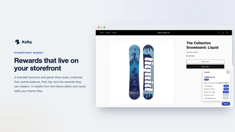 Kelby – Loyalty & Rewards