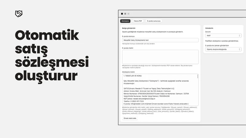 Otomatik Satış Sözleşmesi