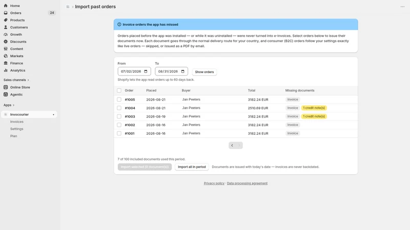 Invocourier