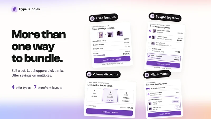 Hype Bundles & Volume Discount