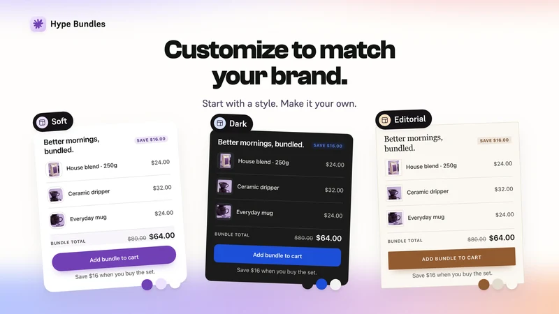 Hype Bundles & Volume Discount