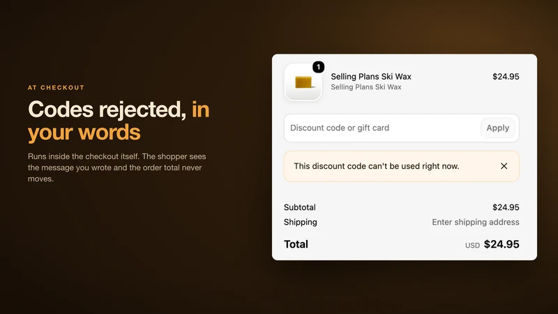 Halt: Block & Pause Discounts