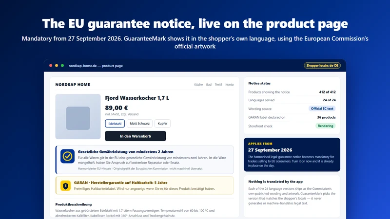 Fleeta GuaranteeMark: EU