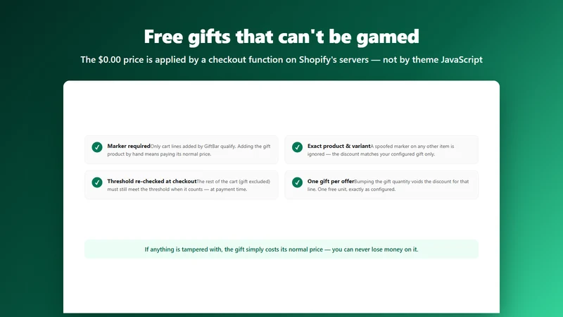 Fleeta GiftBar: Free Gift