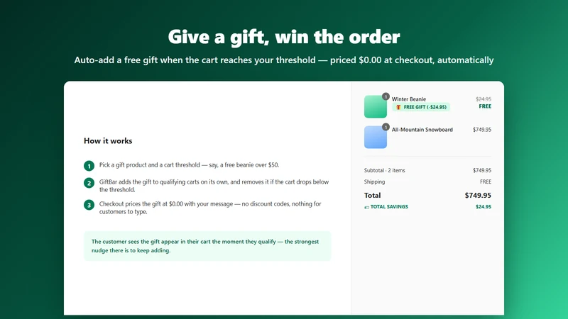 Fleeta GiftBar: Free Gift