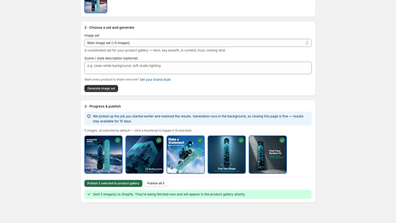 GemHues: AI Product Image Sets