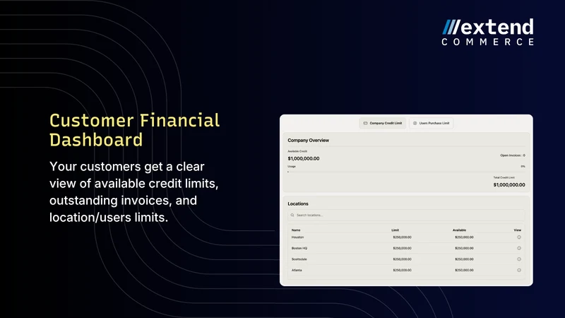 Extend B2B Credit Limits