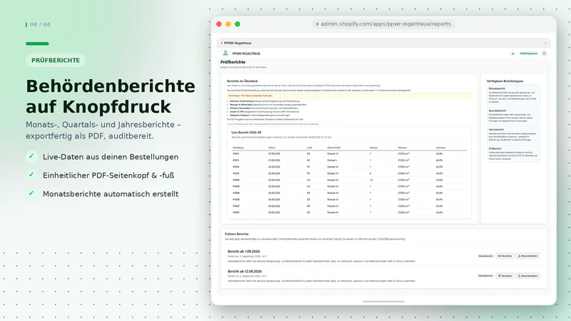 PPWR REGELTREUE EU‑COMPLIANCE